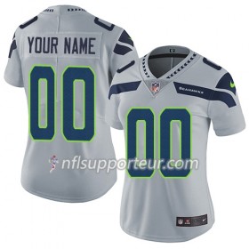 Maillot Femme Seattle Seahawks Personnalisé Navy Gris 